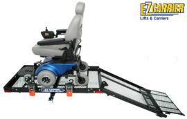 EZC EZ Carrier Manual with loader ramp and power wheelchair